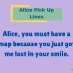 Alice Pick Up Lines
