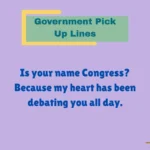 Government Pick Up Lines
